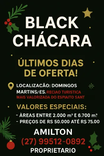 Sítios Domingos Martins/ES, BLACK PROMOÇÃO - Escriturados Domingos Martins, TROCO