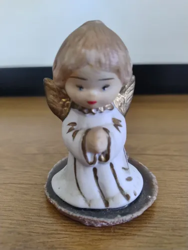 Anjo de Resina e Pedra Antigo