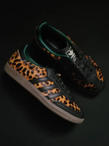 adidas Samba OG "Black Green Leopard" - 36