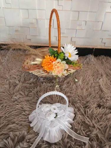 Cesto de Flores para Casamento