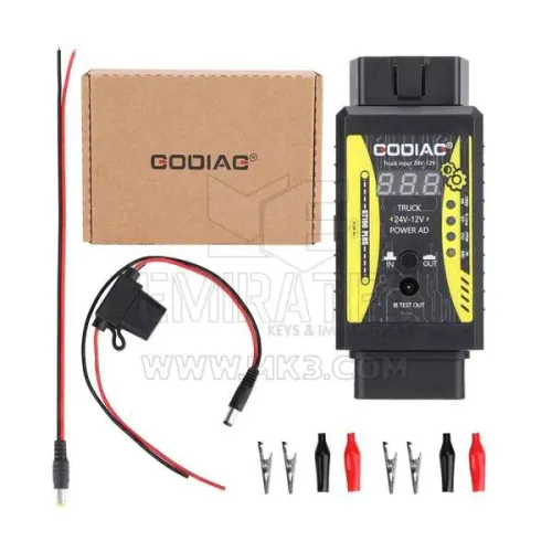 Adaptador GODIAG GT106 PLUS 24 V para 12 V para caminhões pesados