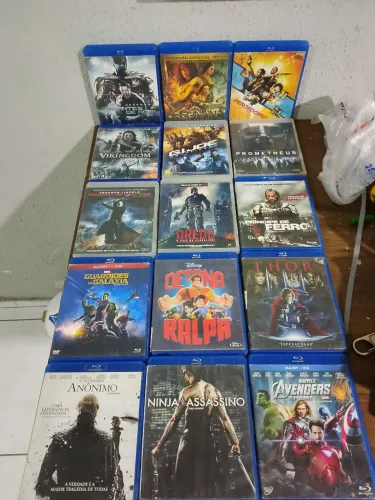 Coleção de Filmes Blu-Ray - Diversos Gêneros