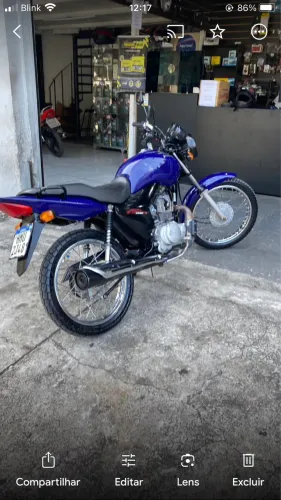 Titan fan 125 es partida elétrica 