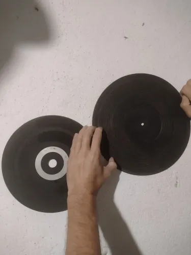 Borrachão de toca disco com duas unidades