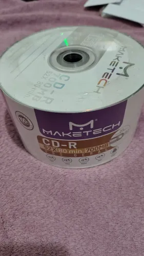 CD-R 52x 80 min 700MB - 50 unidades - Maketech