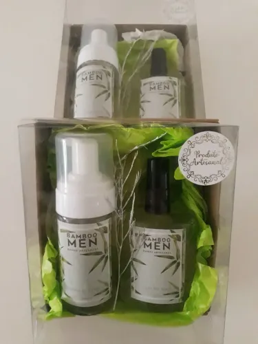Kit de Loção pós barba e espuma de barbear artesanal