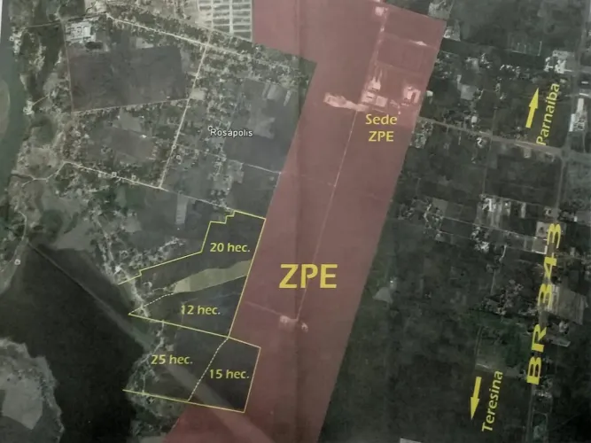 Vazenda A Venda Em Parnaiba / Ao Lado Da Zona De Exportacao Zpe. 121PH3D