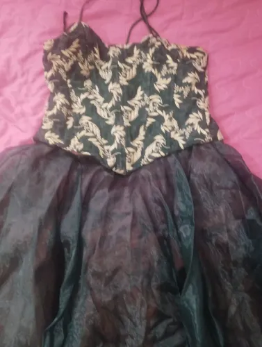 VESTIDO VERDE ESCURO PARA FESTA