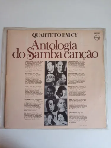DISCO DE VINIL - QUARTETO EM CY "ANTOLOGIA DO SAMBA CANÇÃO"