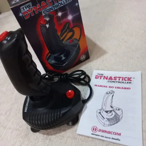 Exclusivo Joystick Dynastick Dynacom p/ Apple c/ Caixa e Manual