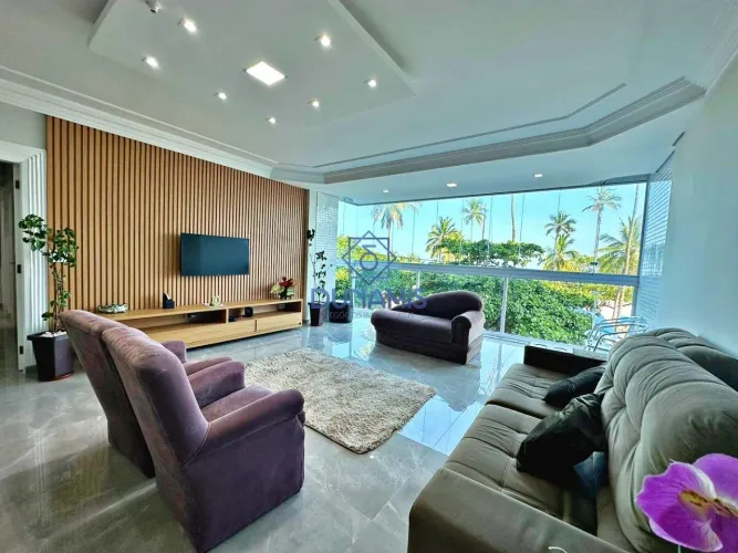 Apartamento à venda, 178 m por R 2.500.000,00 - Praia das Pitangueiras - Guarujá SP