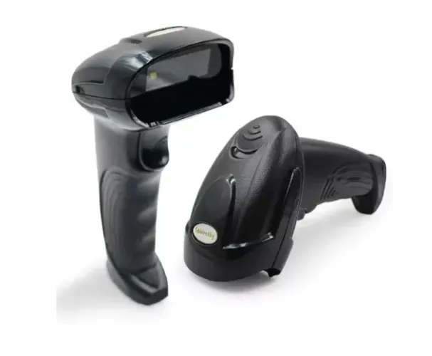 Leitor de código de Barras e Qr Code Sem fio Wireless Usb 2d Danfe Cor Preto