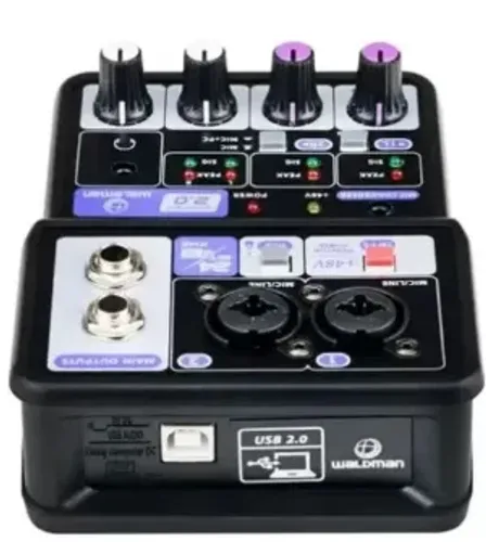 Mesa de Som Waldman Interface Podcast 2.0 Usb