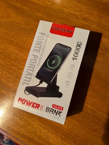 Carregador Suporte Portátil Power Bank Kapbom KA 978 Novo