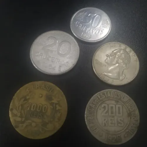 582 Moedas Antigas Diversas - Reis na maioria