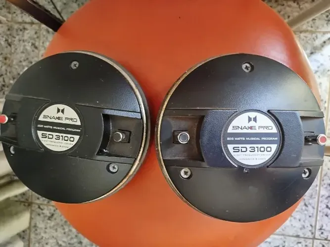 Driver Titanio Snake SD-3100 TI 8-Ohms, R$ 550.00, Valor Individual,