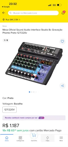 Mesa de som
