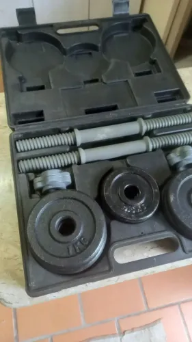 Kit maleta fitness, musculação 