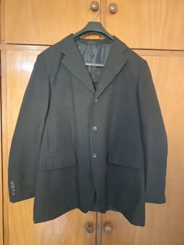 Terno blazer masculino preto tamanho 56 sem calça