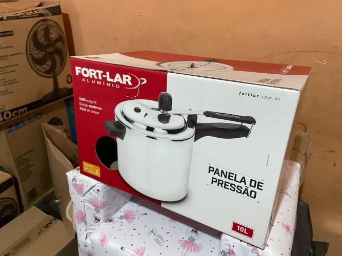 Panela de Pressão Fort-Lar 10L - Alumínio