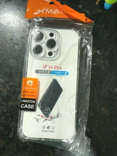 Capa Hybrid Anti-Impacto Acrílica Borda em Gel - iPhone 16 Pro