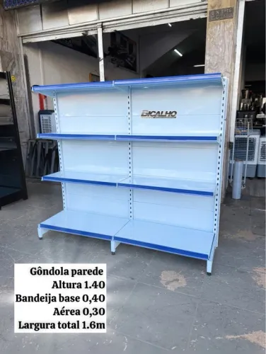 Gôndola de Parede para Comércio estado de nova