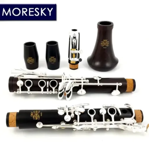 Clarinete Moresky M601 madeira Grenadilha NOVO c/ nf Somos Loja