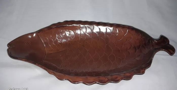 Linda Travessa Cerâmica-Para Peixe *VINTAGE* 