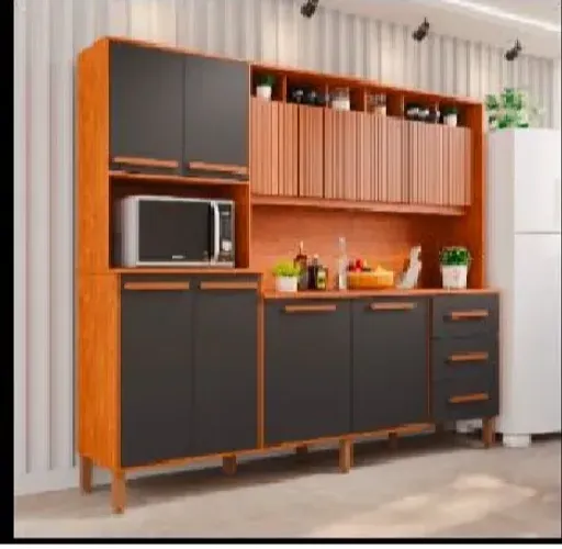 Armário de Cozinha 100% MDF 8 Portas 3 Gavetas Direto da Fabrica Novo