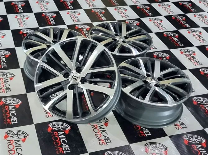 Jogo de Rodas 16" Fiat Strada Volcano 4x98 Originais Zeradas