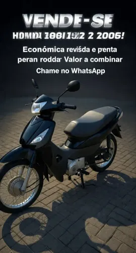 Vendo Honda Biz 125 ES ano 2006 na cor preta. Moto muito econômica, ideal para trabalho,