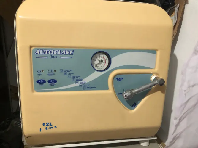 VENDO AUTOCLAVE 12L + PAPEL GRAU + WRAPS PARA ESTERILIZAÇÃO