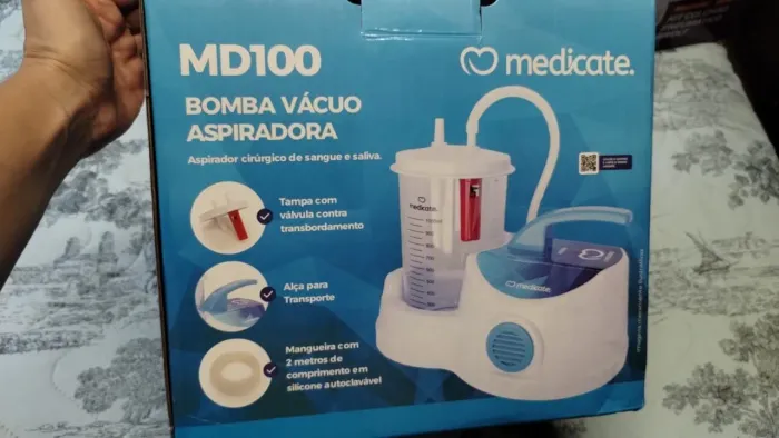 Bomba vácuo aspiradora MD100 Medicate