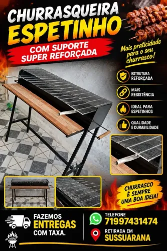 Churrasqueira pra espetos
