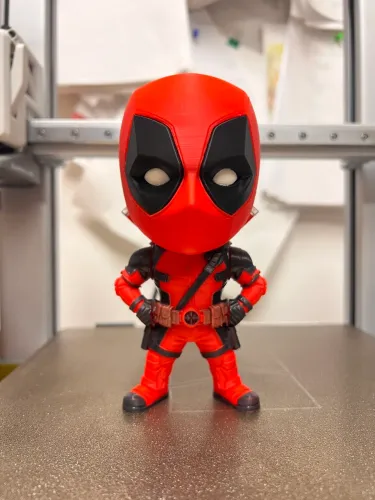 Miniatura Deadpool - Impressão 3d Pintado a mão