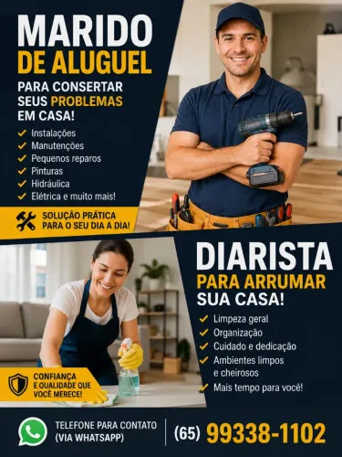 ? Você cuida dos seus sonhos. Nós cuidamos da sua casa! ?<br>