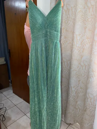 Vestido de festa longo verde M