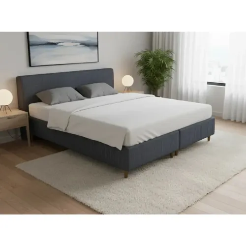 Base Bipartida Lavish King Tecido Jacquard 45x193x203cm Sealy / pronta entrega