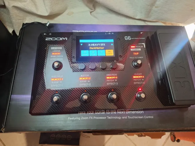 Zoom G6 zerada na caixa. Estado de nova. Completa