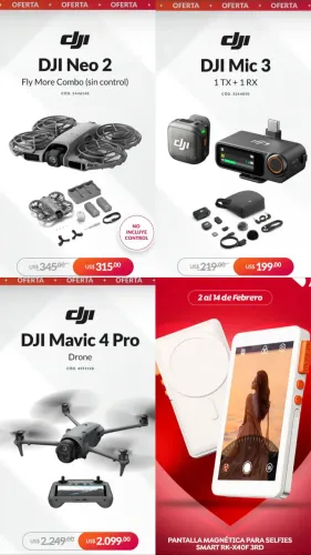 PRODUTOS DJI DRONE ETC DIRETO DO PARAGUAI