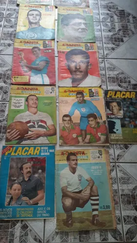 Lote de revista de esporte antiga. 