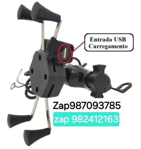 Suportes de moto com carregador  