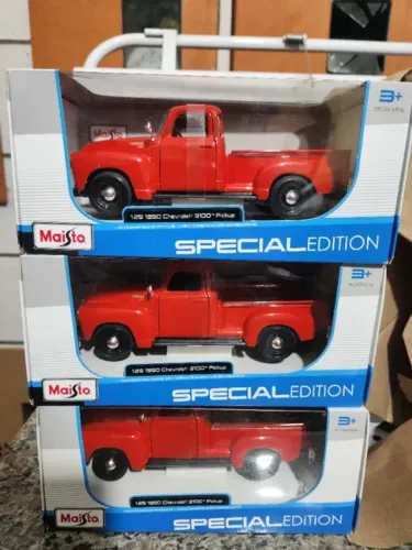 Miniatura Pick-up 3100 Chevrolet 1950 Maisto 1/25 Caminhonete