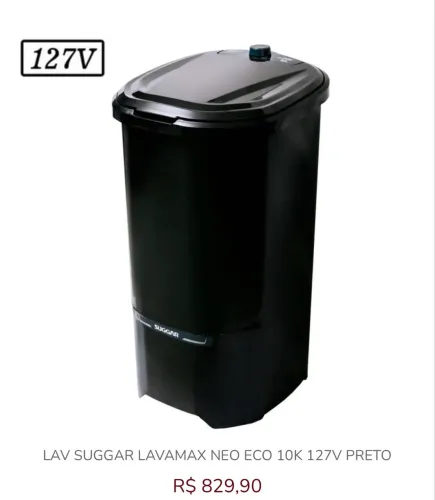 Tanquinho 10kg Suggar