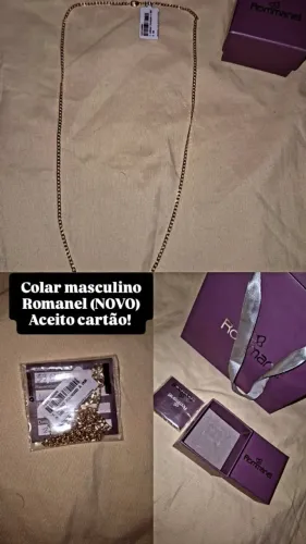 Colar Rommanel masculino NOVO