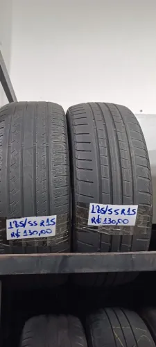 185/55 R 15 - Usados em Bom Estado - Originais - perfil baixo ( Aceito cartões )