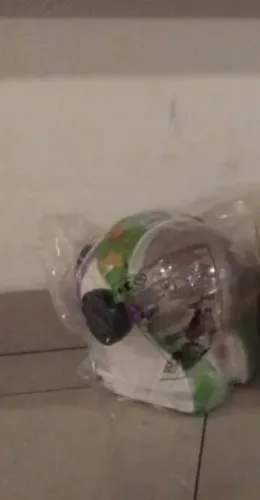 2 em 1 balde de pipoca e copo de refrigerante ou suco buzz lightyear lacrado
