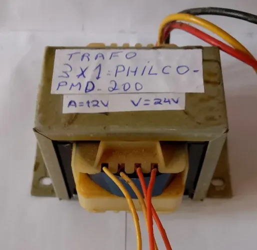 Transformador 12v 24v (3 em 1 PHILCO PMD-200)