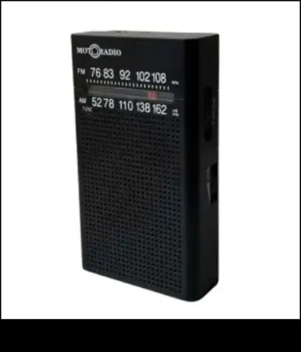 RÁDIO PORTÁTIL PILHAS AM/FM MOTORÁDIO