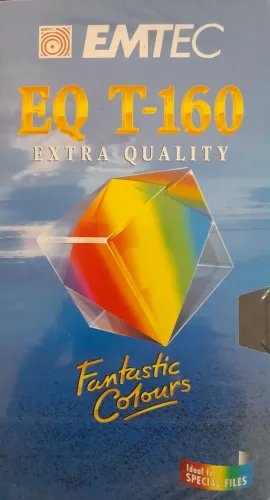 Fita VHS BASF EQ T-160 nova lacrada
